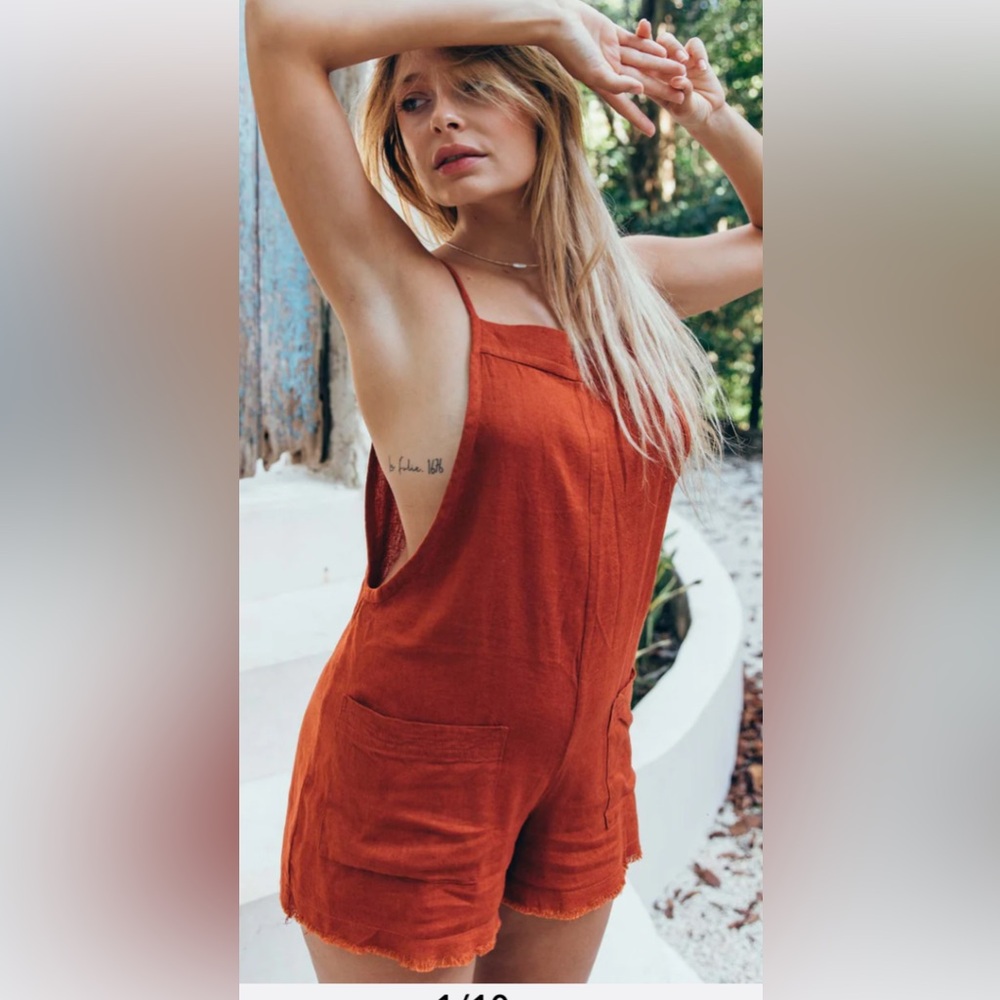 Omnia Coba Romper Terra Cotta Size CH Small